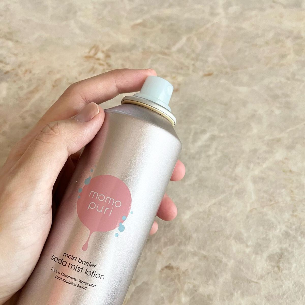 しゅわっと桃肌ミスト /ももぷり/ミスト状化粧水を使ったクチコミ（3枚目）