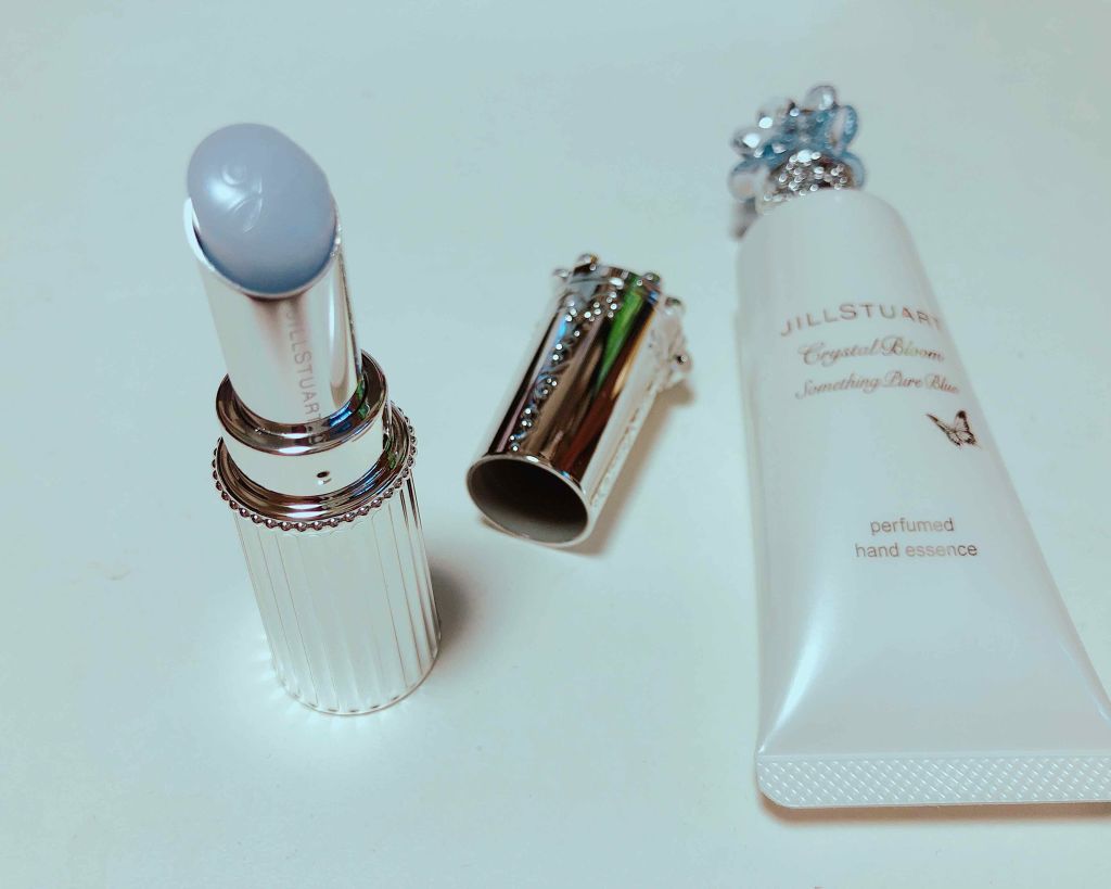 サムシングピュアブルー セント マイリップス/JILL STUART/口紅を使ったクチコミ(3枚目)