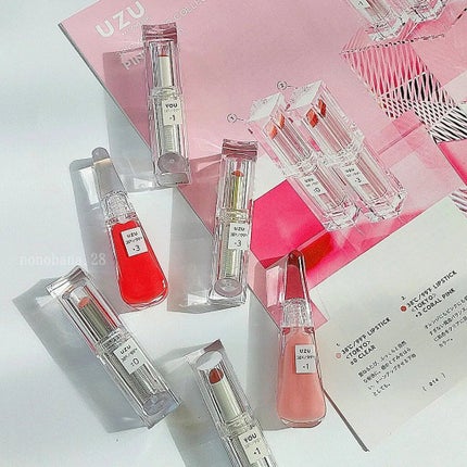 UZU BY FLOWFUSHI 38℃/99℉ LIP COLLECTION BOOK PINK edition/宝島社/書籍を使ったクチコミ(4枚目)
