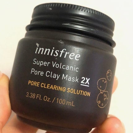 スーパーヴォルカニック ポア クレイマスク/innisfree/洗い流すパック・マスクを使ったクチコミ(1枚目)