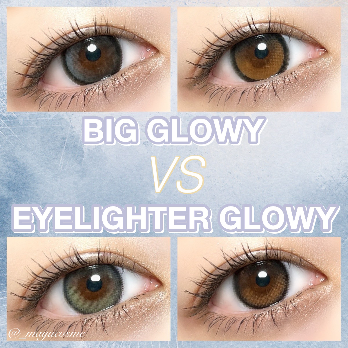 Eyelighter Glowy 1Month/OLENS/カラーコンタクトレンズを使ったクチコミ（1枚目）