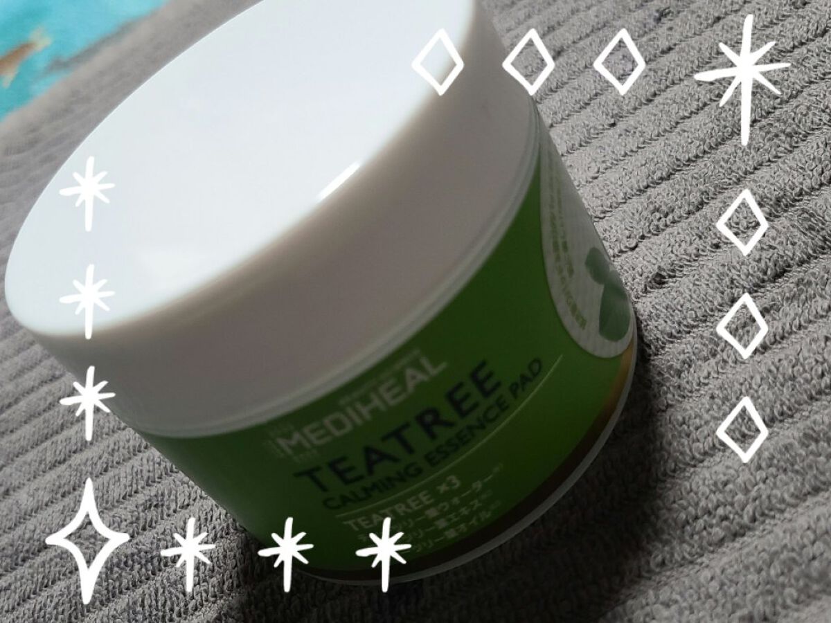 ティーツリーカーミングエッセンスパッド/MEDIHEAL/トナーパッドを使ったクチコミ（1枚目）