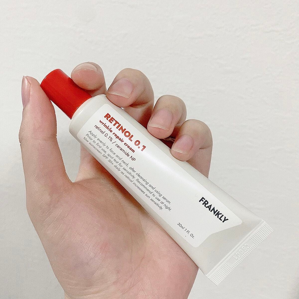 レチノール0.1%クリーム/Frankly/フェイスクリームを使ったクチコミ(1枚目)