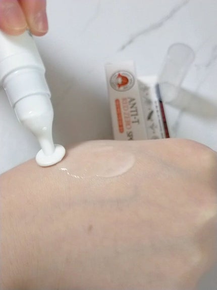 アンチーティーレッドゼロスポットクリーム/YADAH/フェイスクリームを使ったクチコミ(9枚目)