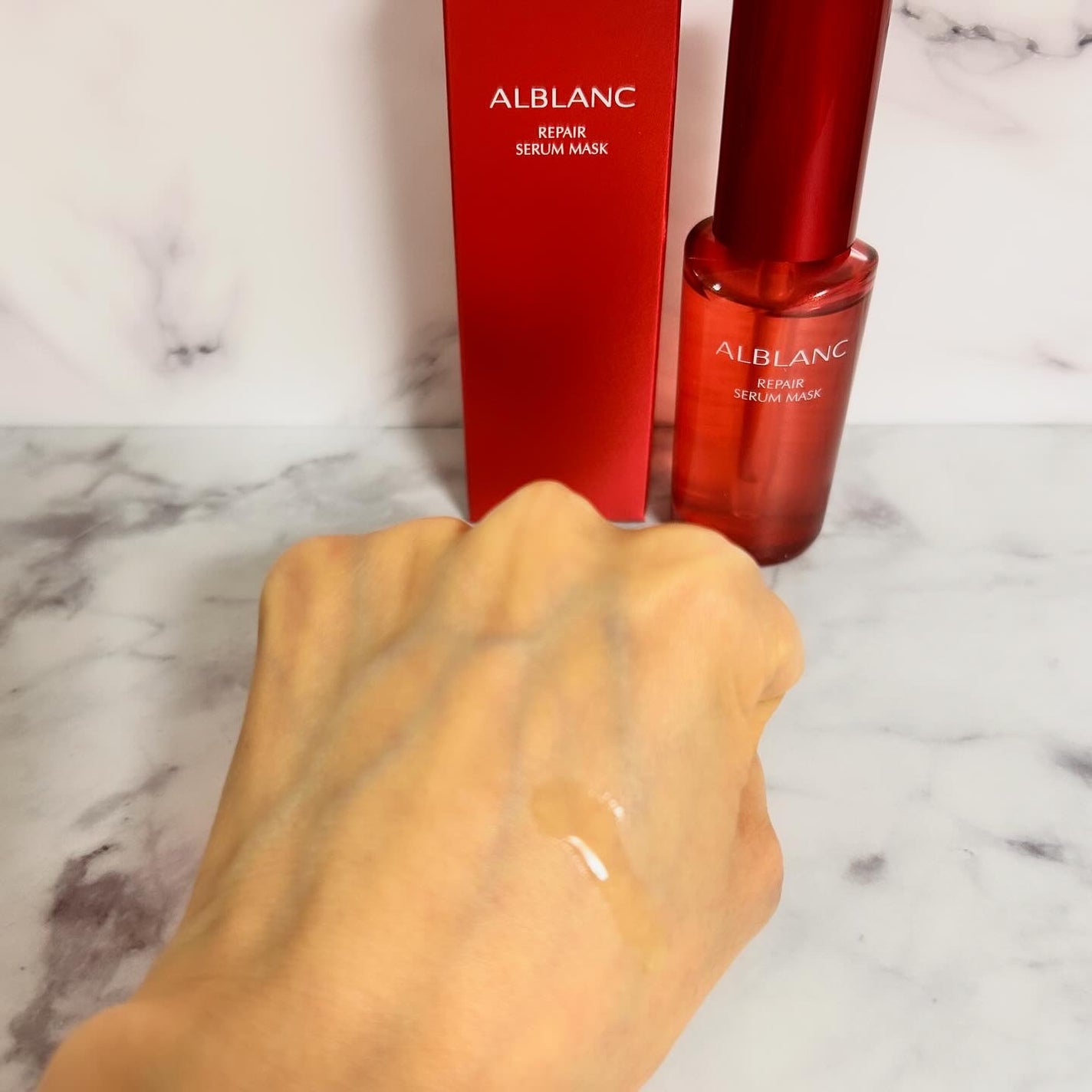 リペア セラムマスク/ALBLANC/美容液を使ったクチコミ(3枚目)