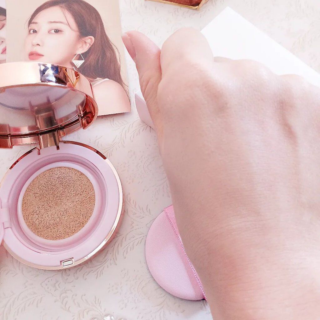 ピンクティーツリーカバークッション/APLIN/クッションファンデーションを使ったクチコミ（3枚目）