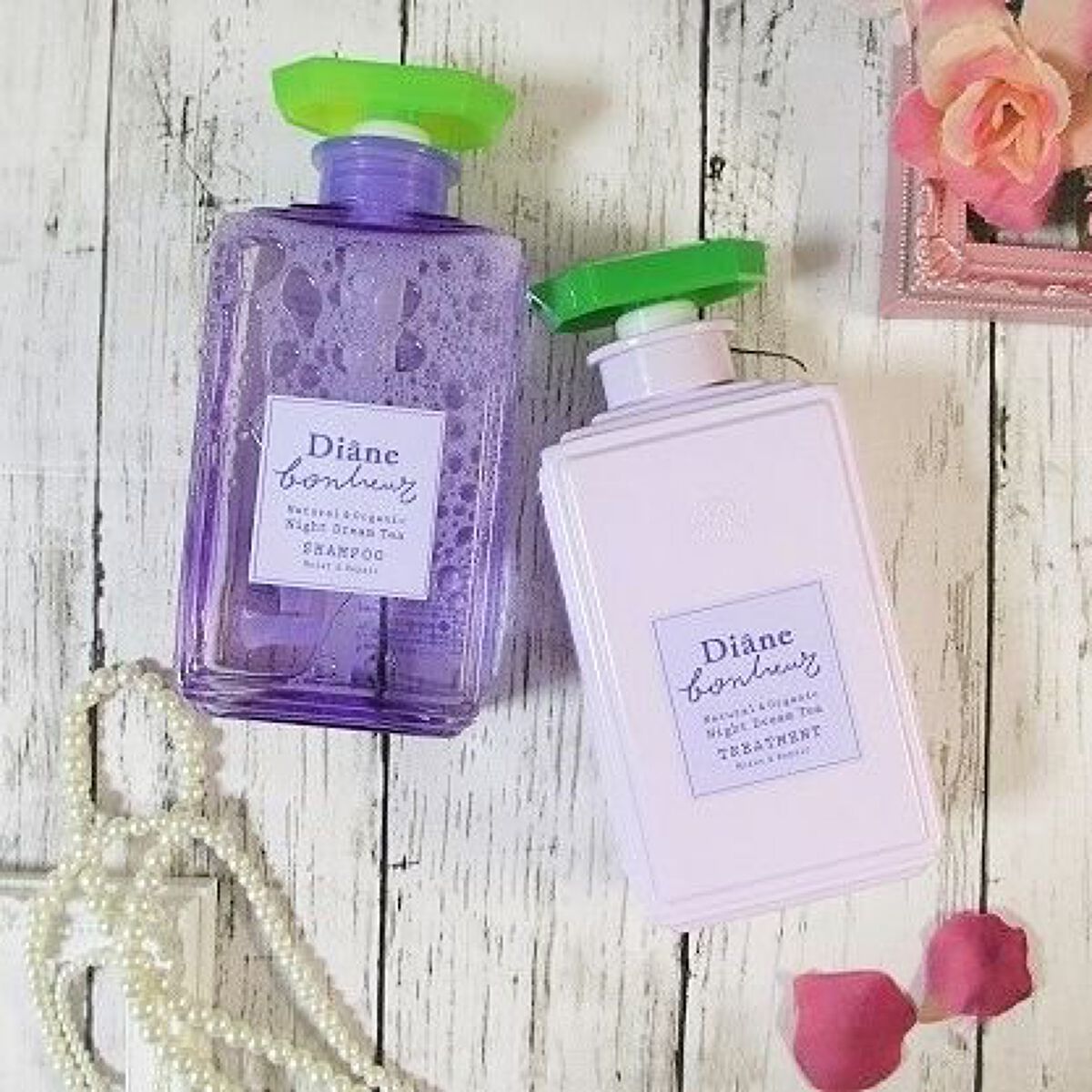 ダイアンボヌール モイスト＆リペア シャンプー/トリートメント ナイトドリームティーの香り シャンプー 500ml/ダイアン/市販シャンプーを使ったクチコミ（2枚目）