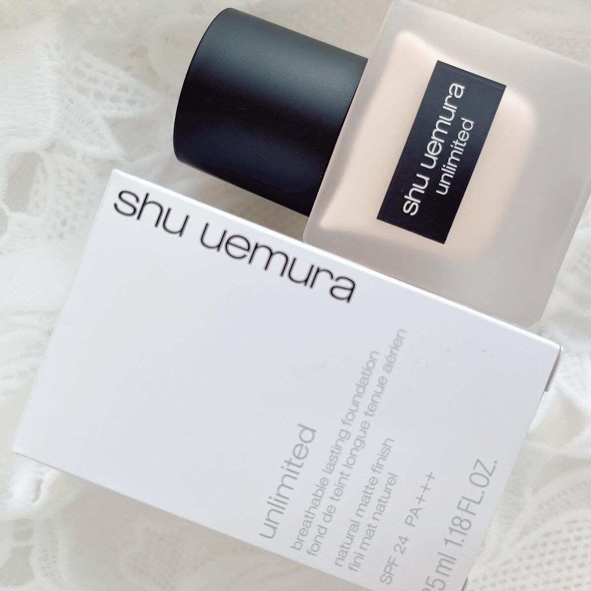 (旧)アンリミテッド ラスティング フルイド/shu uemura/リキッドファンデーションを使ったクチコミ(1枚目)