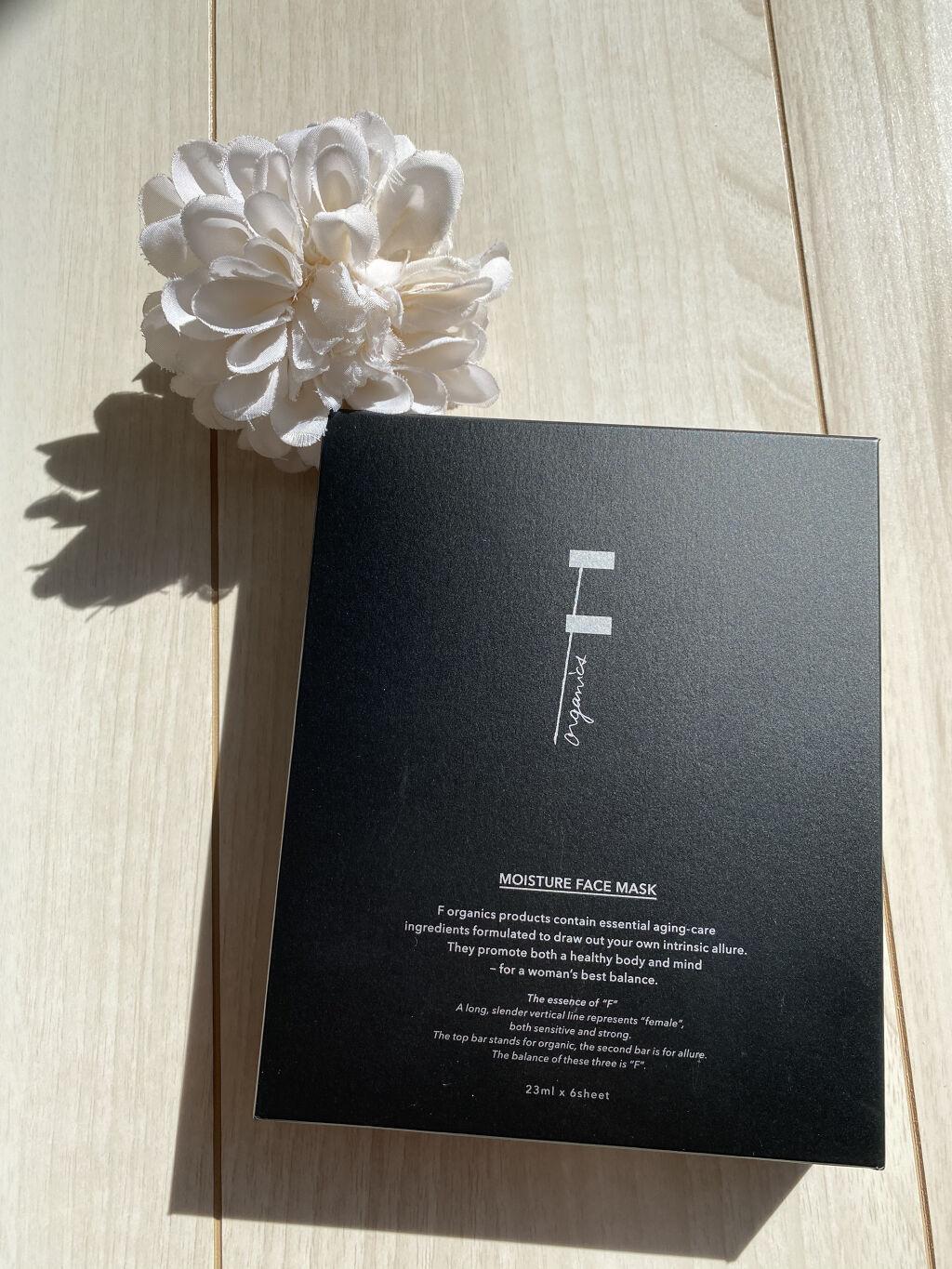 MOISTURE FACE MASK/F organics(エッフェ オーガニック)/シートマスク・パックを使ったクチコミ（2枚目）