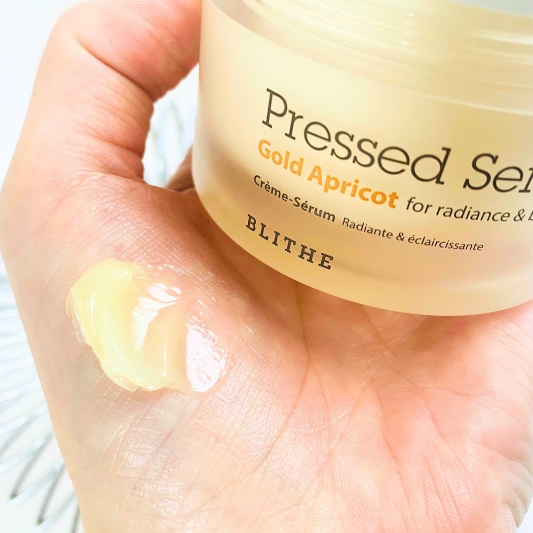 Pressed Serum Gold Apricot/BLITHE/美容液を使ったクチコミ(4枚目)