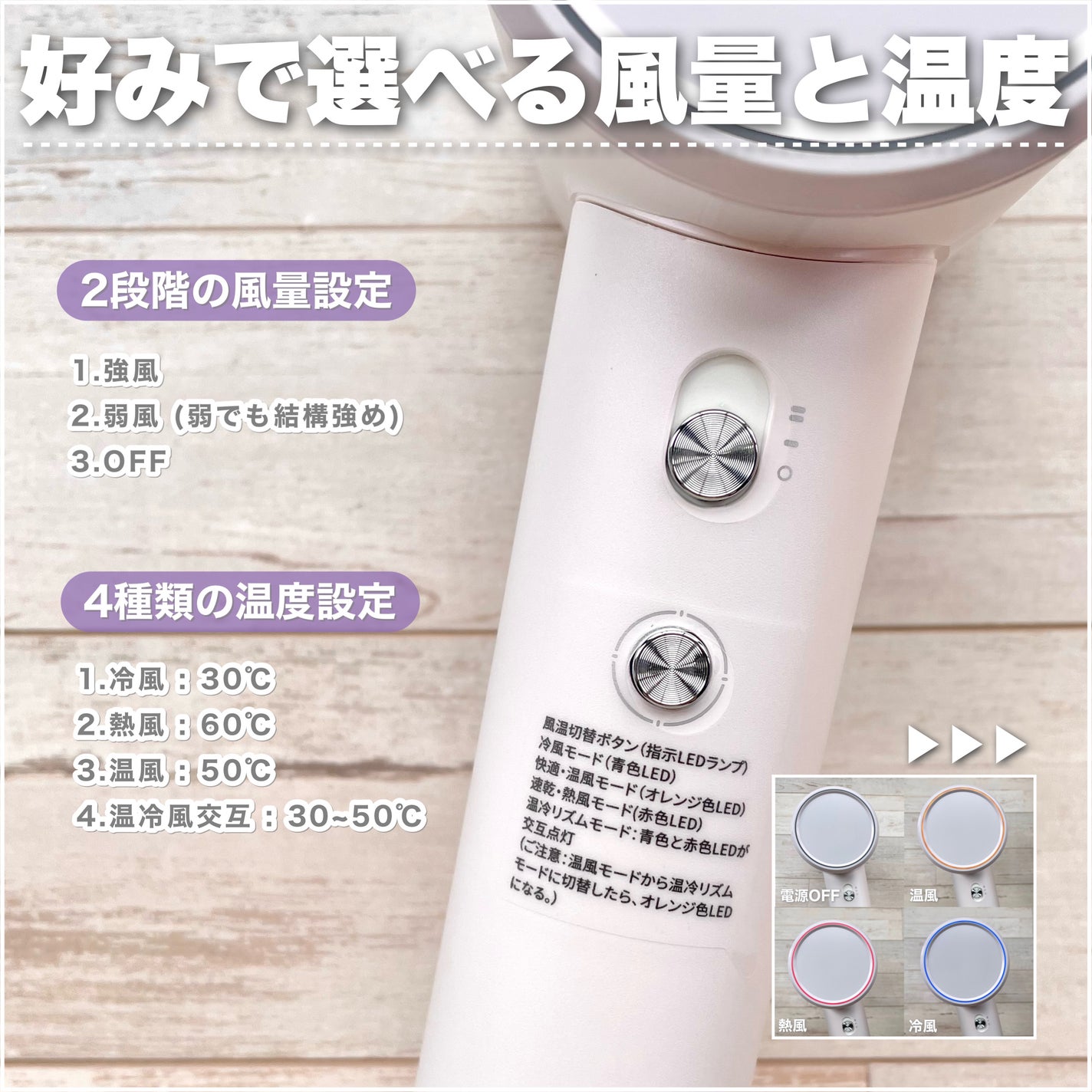 ダブルケアドライヤー/ANLAN/ドライヤーを使ったクチコミ(2枚目)