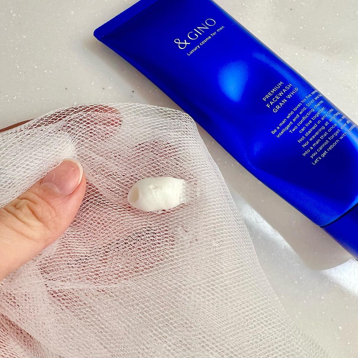 プレミアムフェイスウォッシュ グランホイップ/&GINO/洗顔フォームを使ったクチコミ（3枚目）