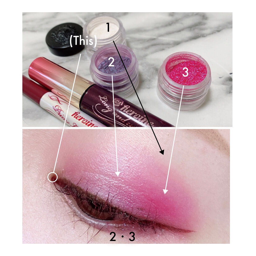 ロング＆カールマスカラ アドバンストフィルム/ヒロインメイク/マスカラを使ったクチコミ（3枚目）