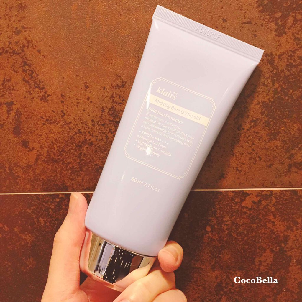ミッドデイブルーUVシールドSPF50+PA++++/Klairs/日焼け止め・UVケアを使ったクチコミ（2枚目）