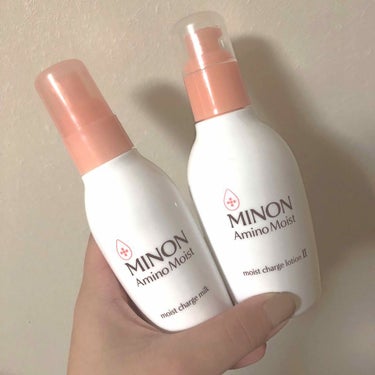 乾燥肌･敏感肌用のMINON
化粧水はもっとしっとりタイプを選びました！
お値段は1500円から2000円でとても保湿されるのでコスパ的にも良いです🤩

MINONを使い始めてから約1ヶ月。
私は乾燥に