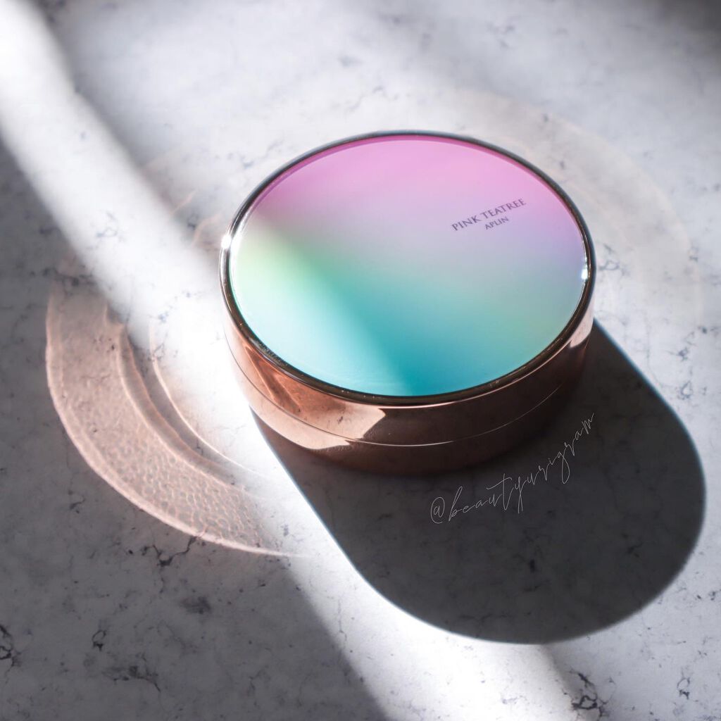 ピンクティーツリーカバークッション/APLIN/クッションファンデーションを使ったクチコミ（1枚目）