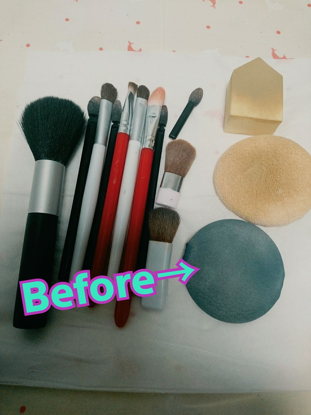 メイクブラシ専用クリーナー/DAISO/その他化粧小物を使ったクチコミ（2枚目）