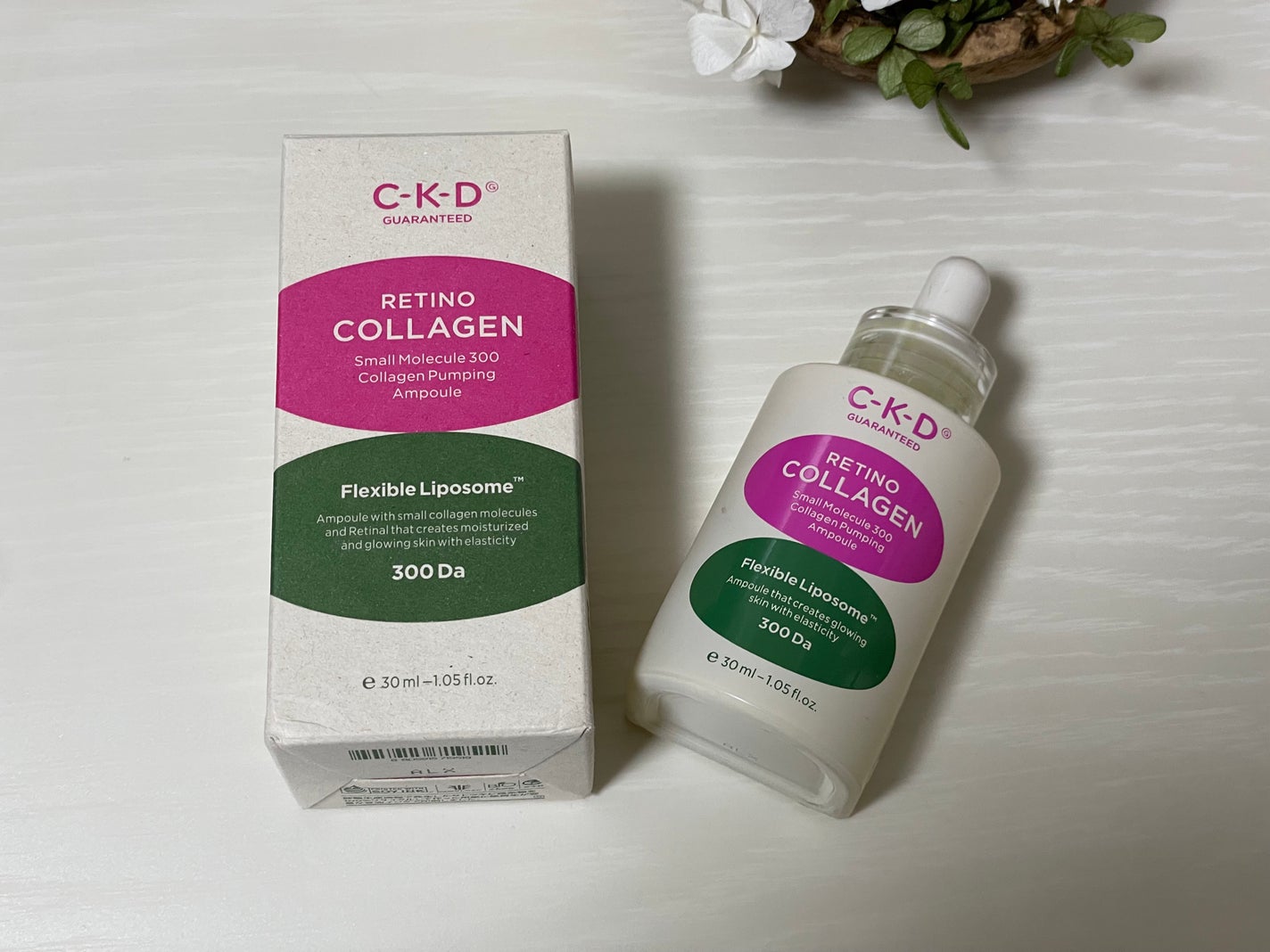 むぅ on LIPS 「この商品はCKDレチノコラーゲン低分子300パンピングアンプル..」(1枚目)