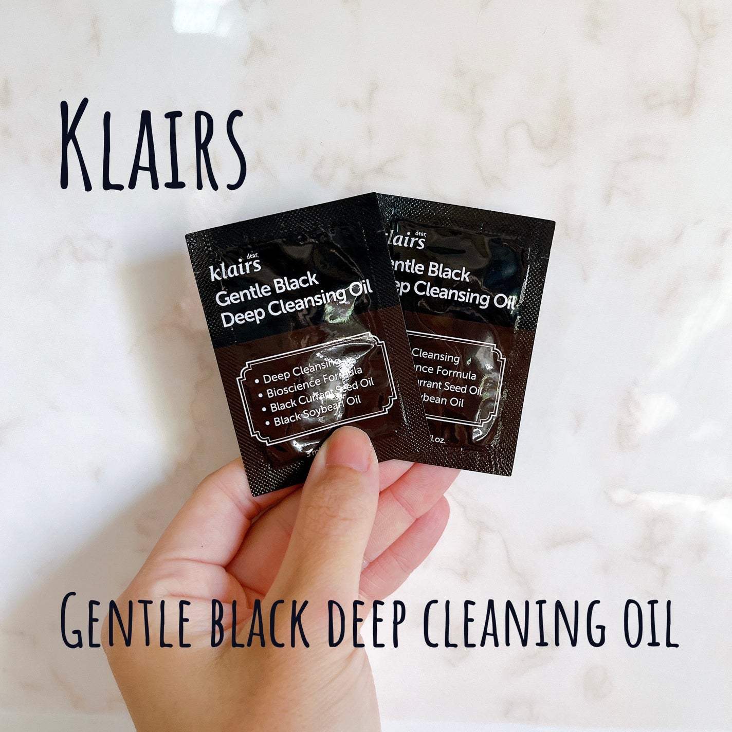 ジェントルブラックディープクレンジングオイル(150ml)/Klairs/オイルクレンジングを使ったクチコミ(1枚目)