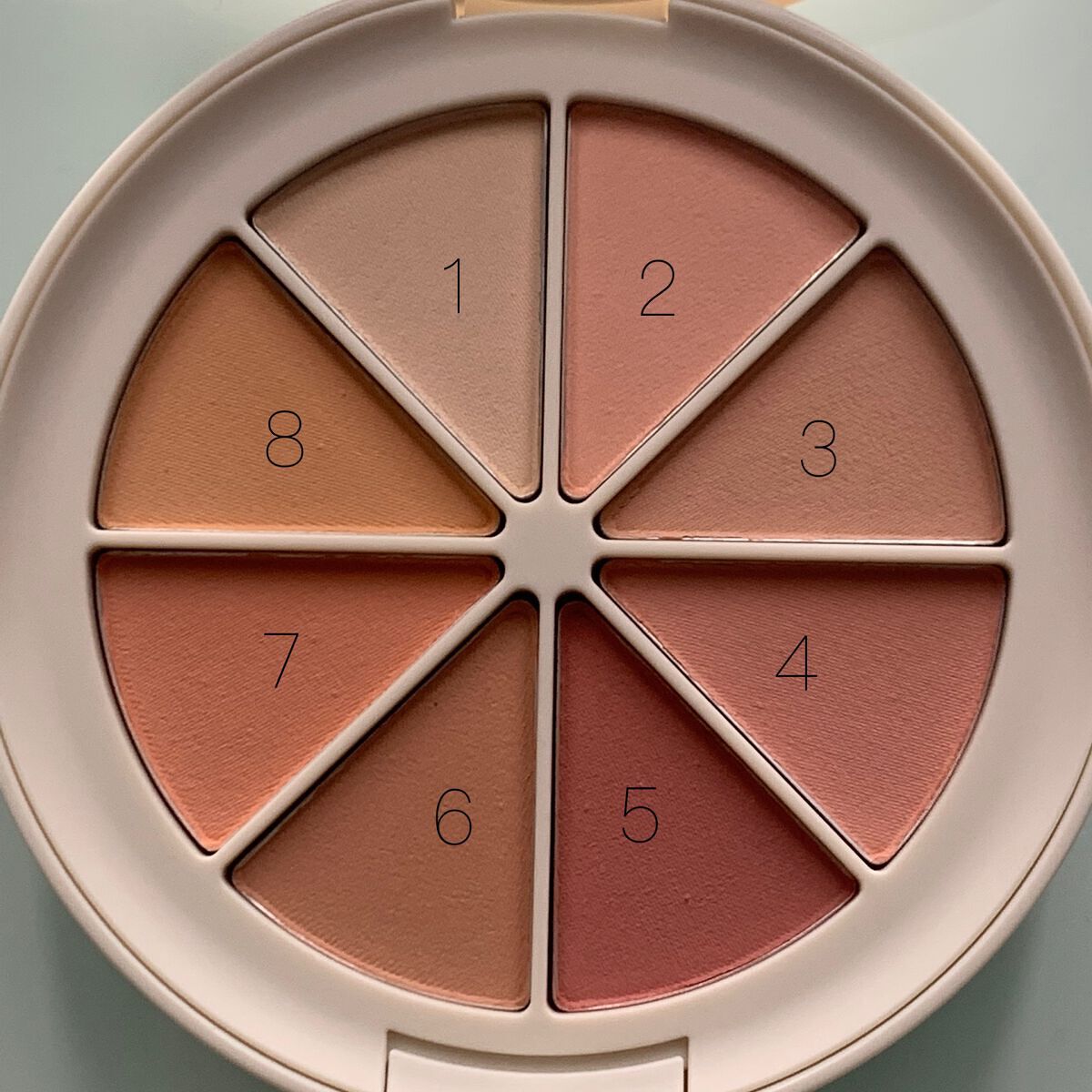 ミドルトーンアイシャドウコレクターパレット/Laka/アイシャドウパレットを使ったクチコミ(2枚目)