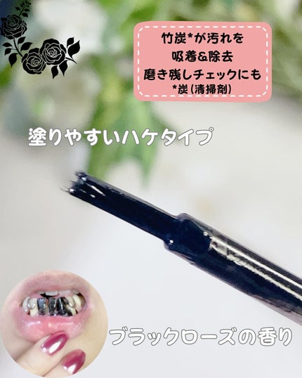 シマック クリーンパック ブラック/ハニック・ホワイトラボ/その他オーラルケアを使ったクチコミ(2枚目)