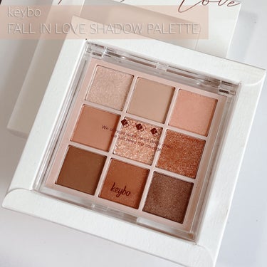 KEYBO FALL IN LOVE SHADOW PALETTE/keybo/アイシャドウパレットを使ったクチコミ（2枚目）