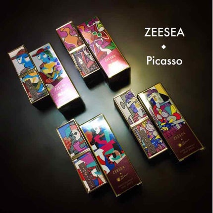 ピカソベルベットマットリップスティック/ZEESEA/口紅を使ったクチコミ(2枚目)