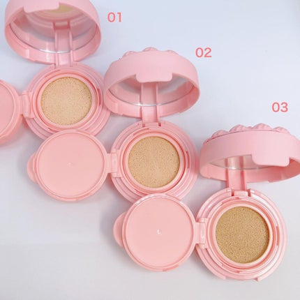 ハッピーユアデイクッション/Merrymonde/クッションファンデーションを使ったクチコミ(5枚目)