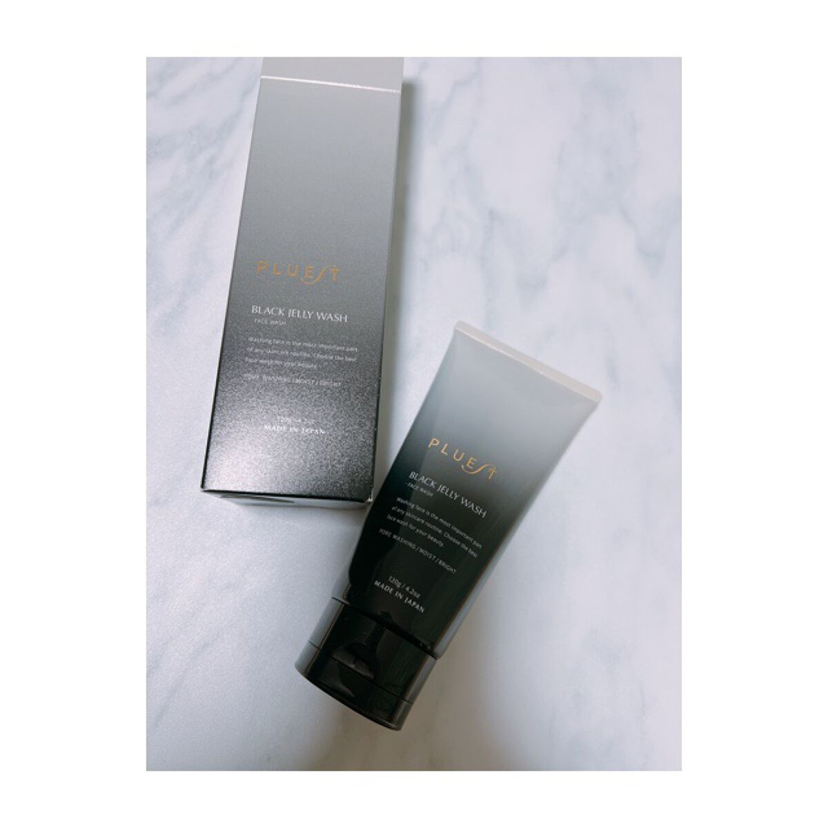 BLACK JELLY WASH（ブラックジェリーウォッシュ）/PLUEST/その他洗顔料を使ったクチコミ（1枚目）