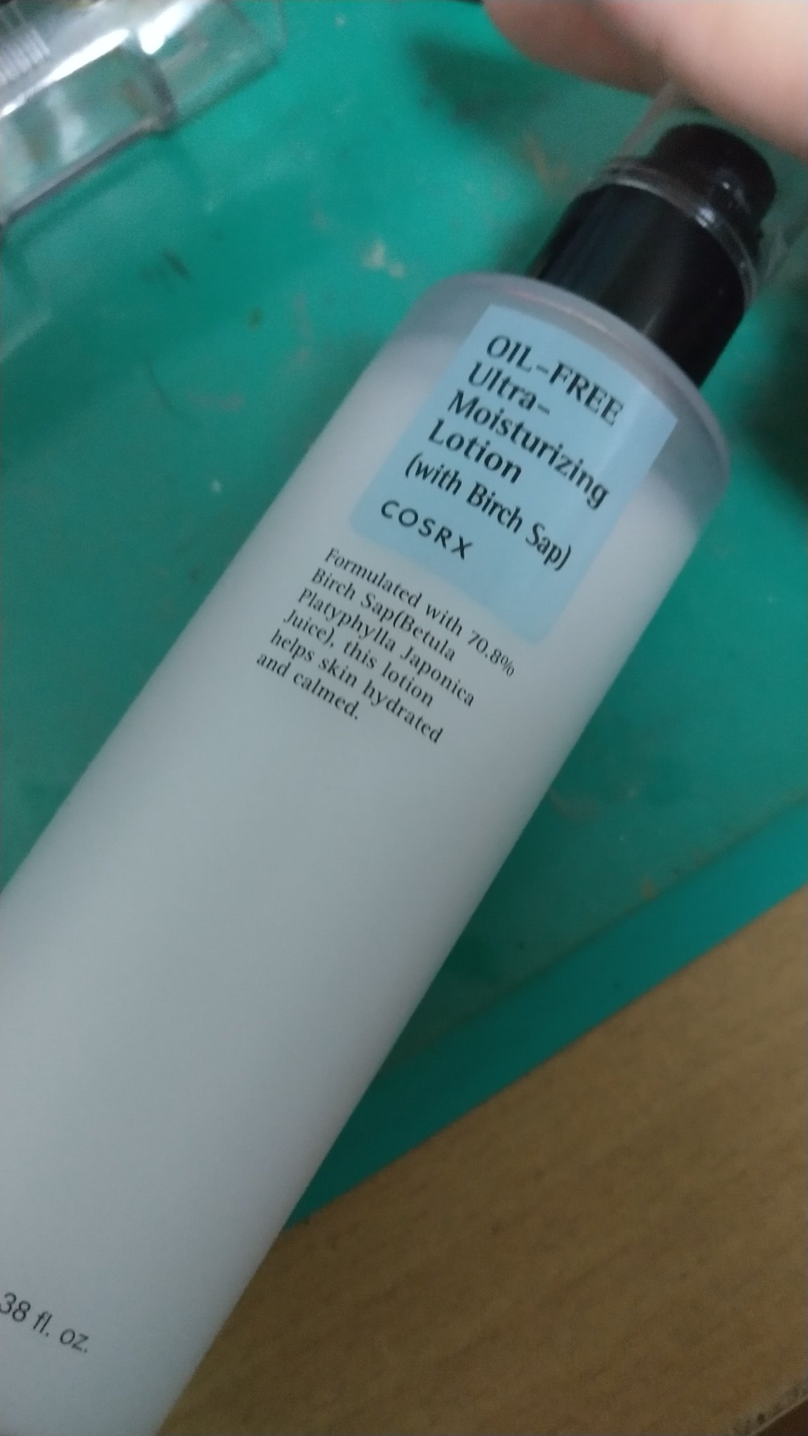 オイルフリーウルトラモイスチャーライジングローション/COSRX/乳液を使ったクチコミ（1枚目）