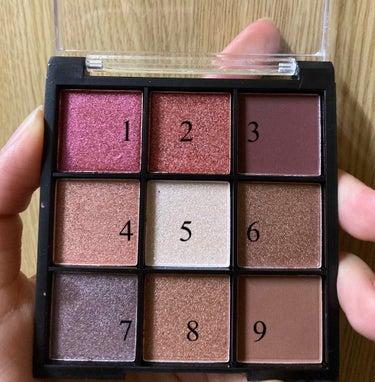 UR GLAM　BLOOMING EYE COLOR PALETTE/U R GLAM/アイシャドウパレットを使ったクチコミ（1枚目）