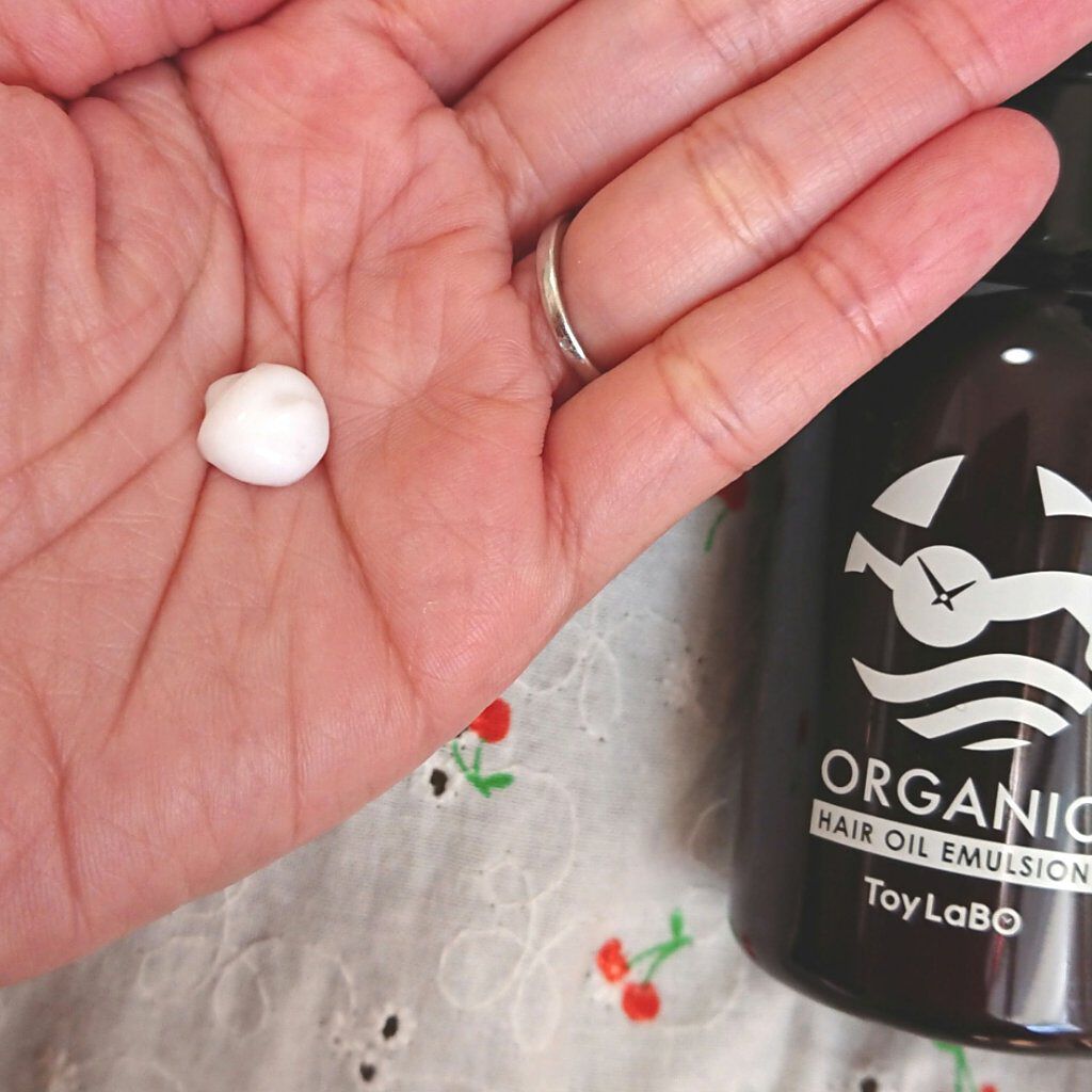 オーガニックヘアオイルエマルジョン/ToyLaBO/ヘアオイルを使ったクチコミ(4枚目)
