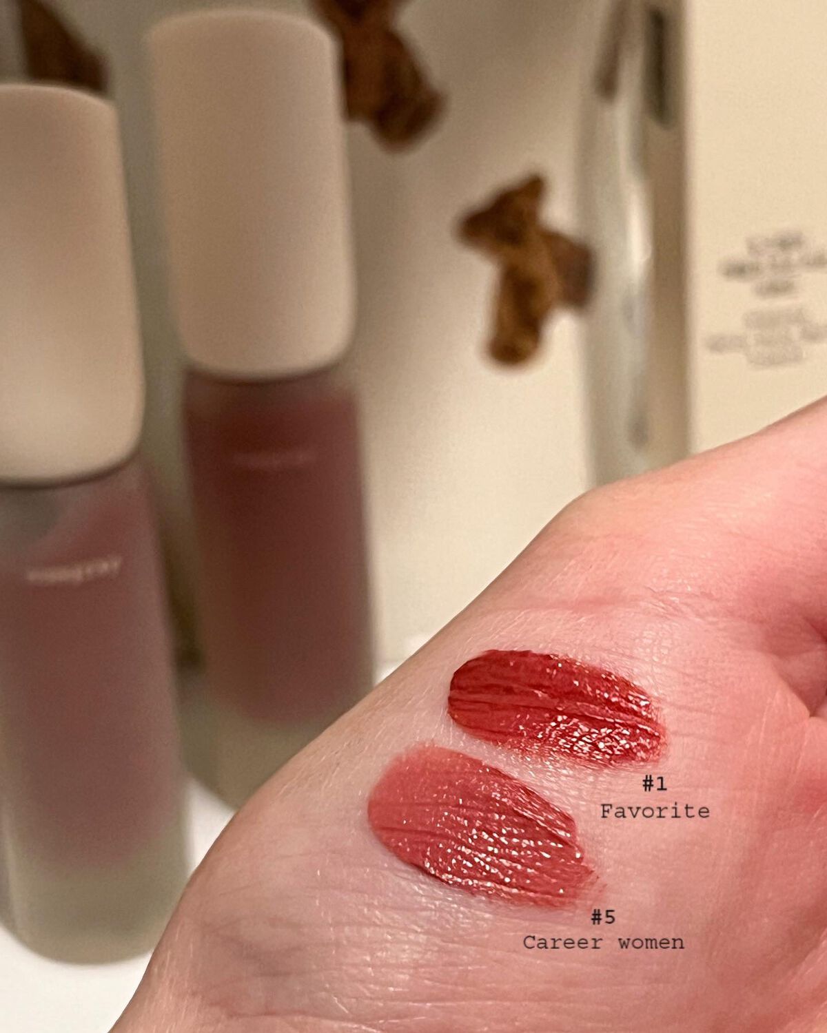 デイリームードマットリキッド/nuegray/リップグロスを使ったクチコミ(2枚目)