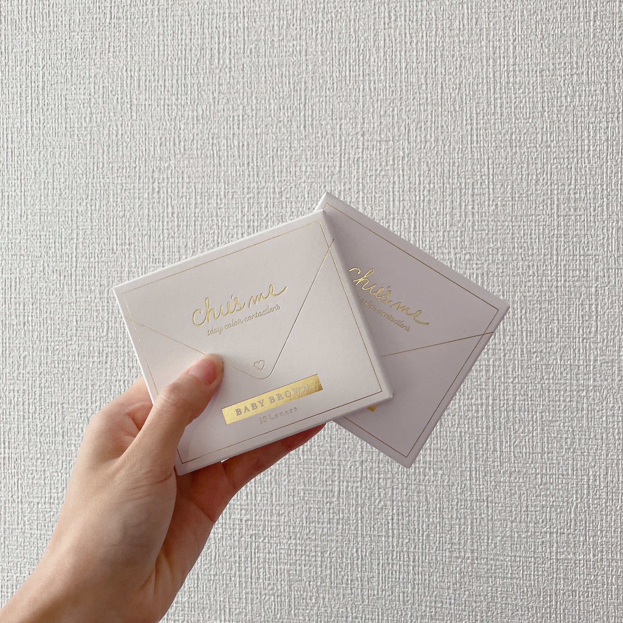 Chu's me 1day ベイビーブラウン/Chu's me/ワンデー（１DAY）カラコンを使ったクチコミ（1枚目）