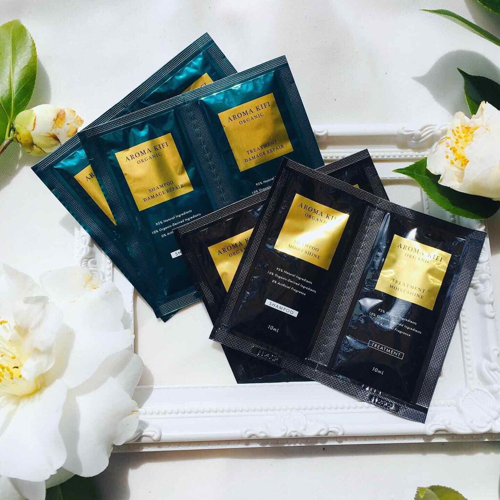 オーガニックシャンプー/トリートメント<モイストシャイン>/AROMA KIFI/シャンプー・コンディショナーを使ったクチコミ(1枚目)