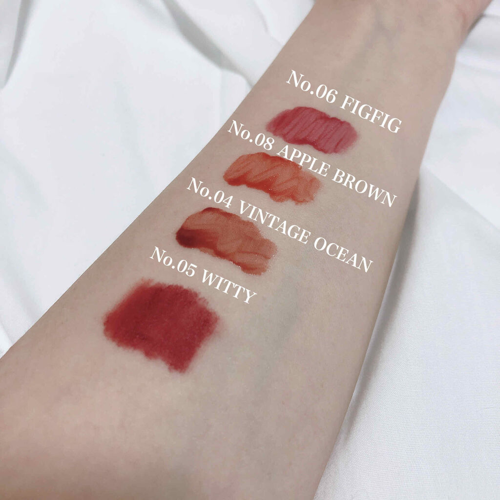 グラスティングウォーターティント/rom&nd/リップティントを使ったクチコミ（2枚目）