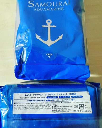 アルム on LIPS 「サムライアクアマリンフレグランスクールシート<化粧水>クールシ..」(2枚目)