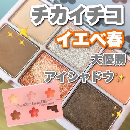 ワンショットアイパレット/CHICAY CHICO/アイシャドウパレットを使ったクチコミ(1枚目)