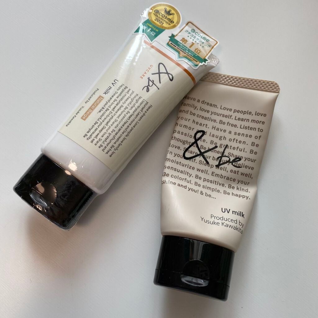 UVミルク/&be/日焼け止め・UVケアを使ったクチコミ(1枚目)