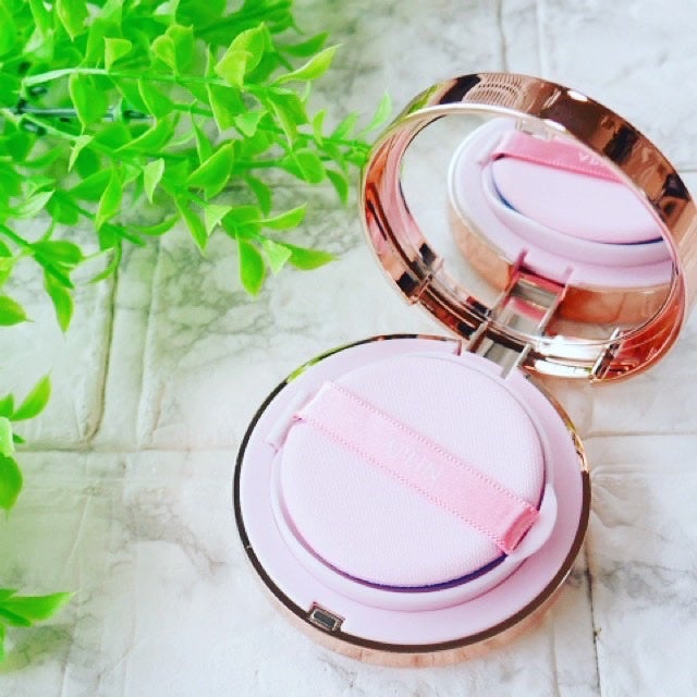 ピンクティーツリーカバーアップグロウクッション/APLIN/クッションファンデーションを使ったクチコミ(4枚目)