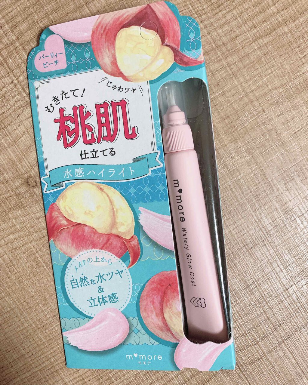 モモア ウォータリー グロー コート/ナリスアップ/ジェル・クリームチークを使ったクチコミ(2枚目)