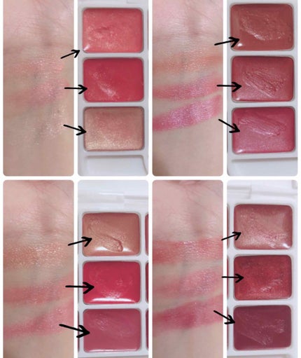 12色 リップ パレット/LOUJENE/口紅を使ったクチコミ(4枚目)