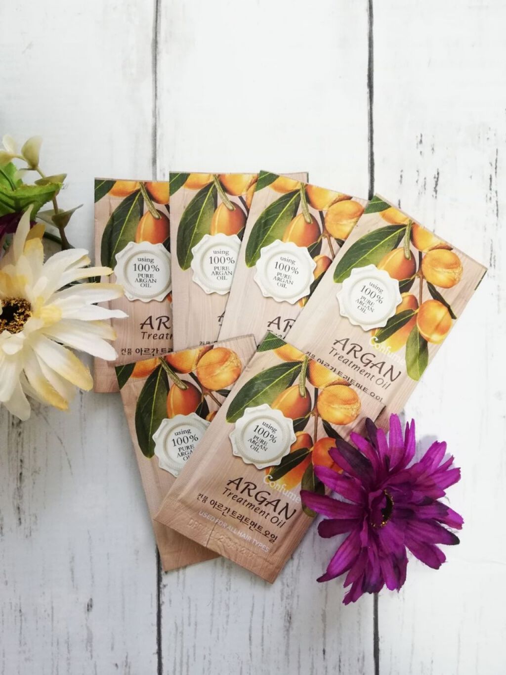 アルガントリートメントアンプル/WELCOS/ヘアオイルを使ったクチコミ（1枚目）