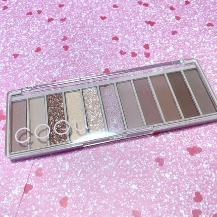 アイシャドウパレット/coou/アイシャドウパレットを使ったクチコミ(4枚目)