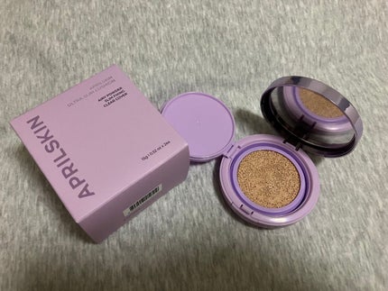 ウルトラスリムクッション+レフィルセット/APRILSKIN/クッションファンデーションを使ったクチコミ(2枚目)