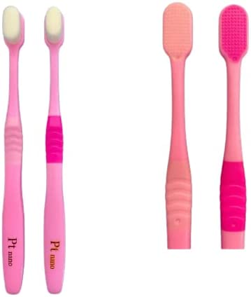 プラチナナノ manmou 歯ブラシ(万毛歯ブラシ ピンク (L)) / プラチナナノ