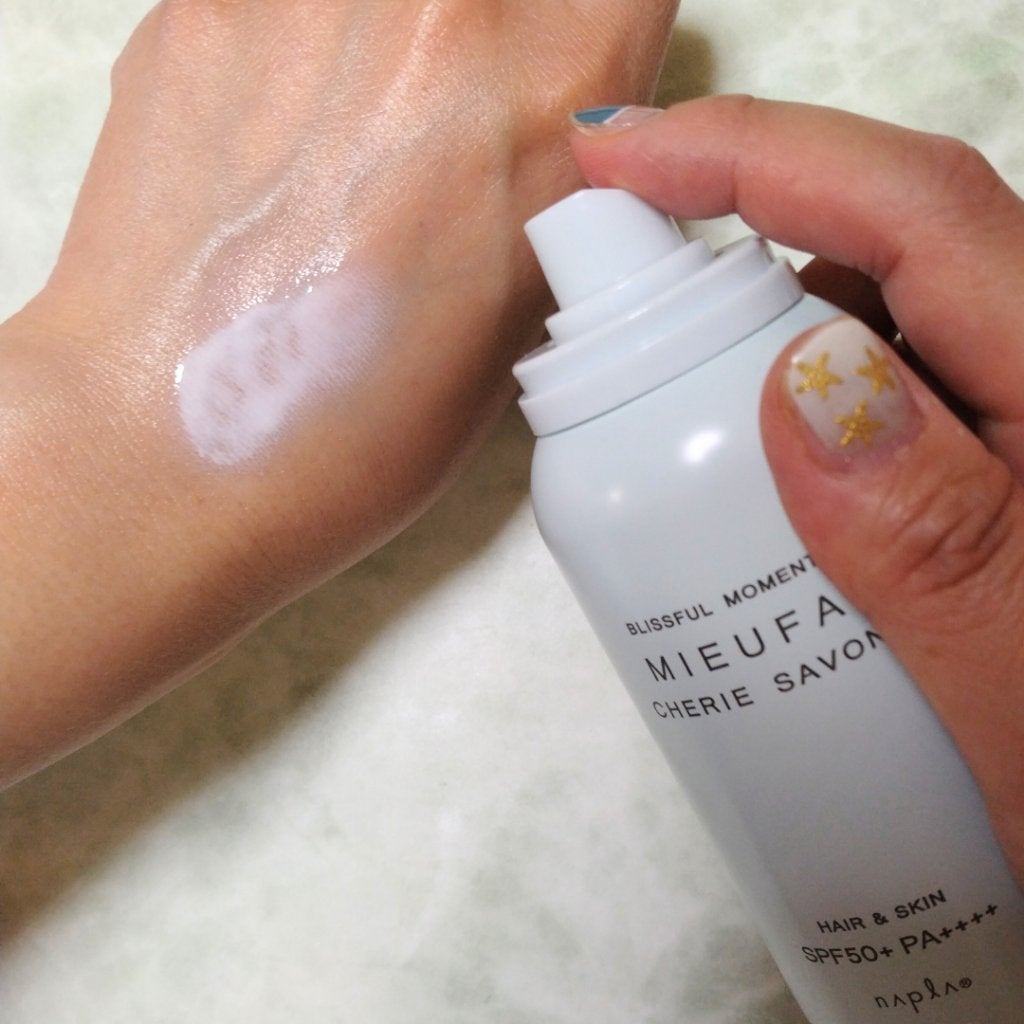ミーファ フレグランスUVスプレー シェリーサボン/MIEUFA/日焼け止めミスト・スプレーを使ったクチコミ(3枚目)