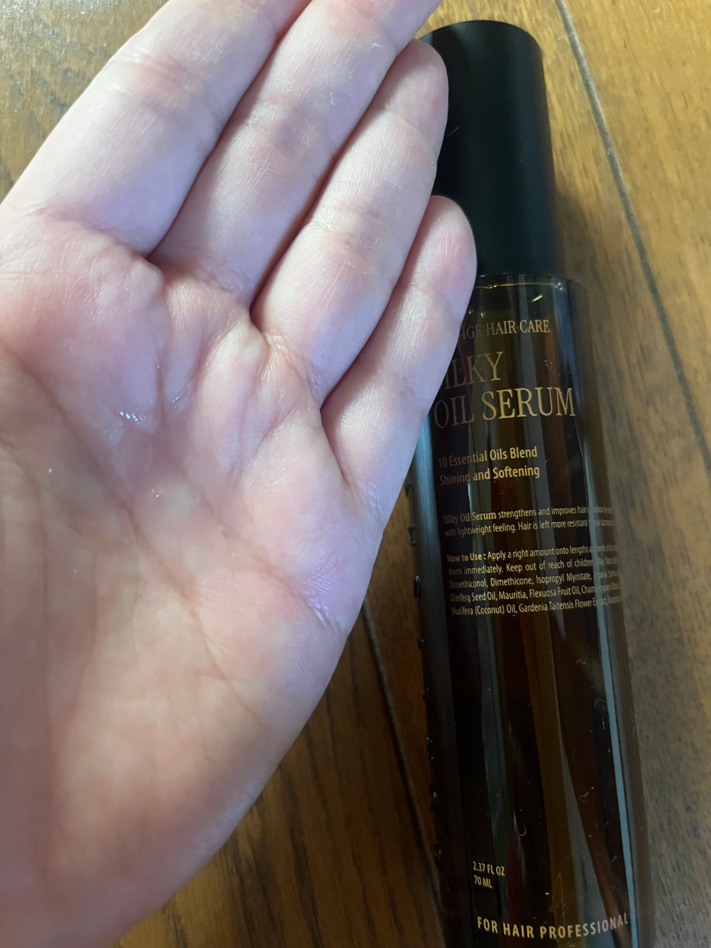 SILKY OIL SERUM/CULRY SHYLL/ヘアオイルを使ったクチコミ(2枚目)