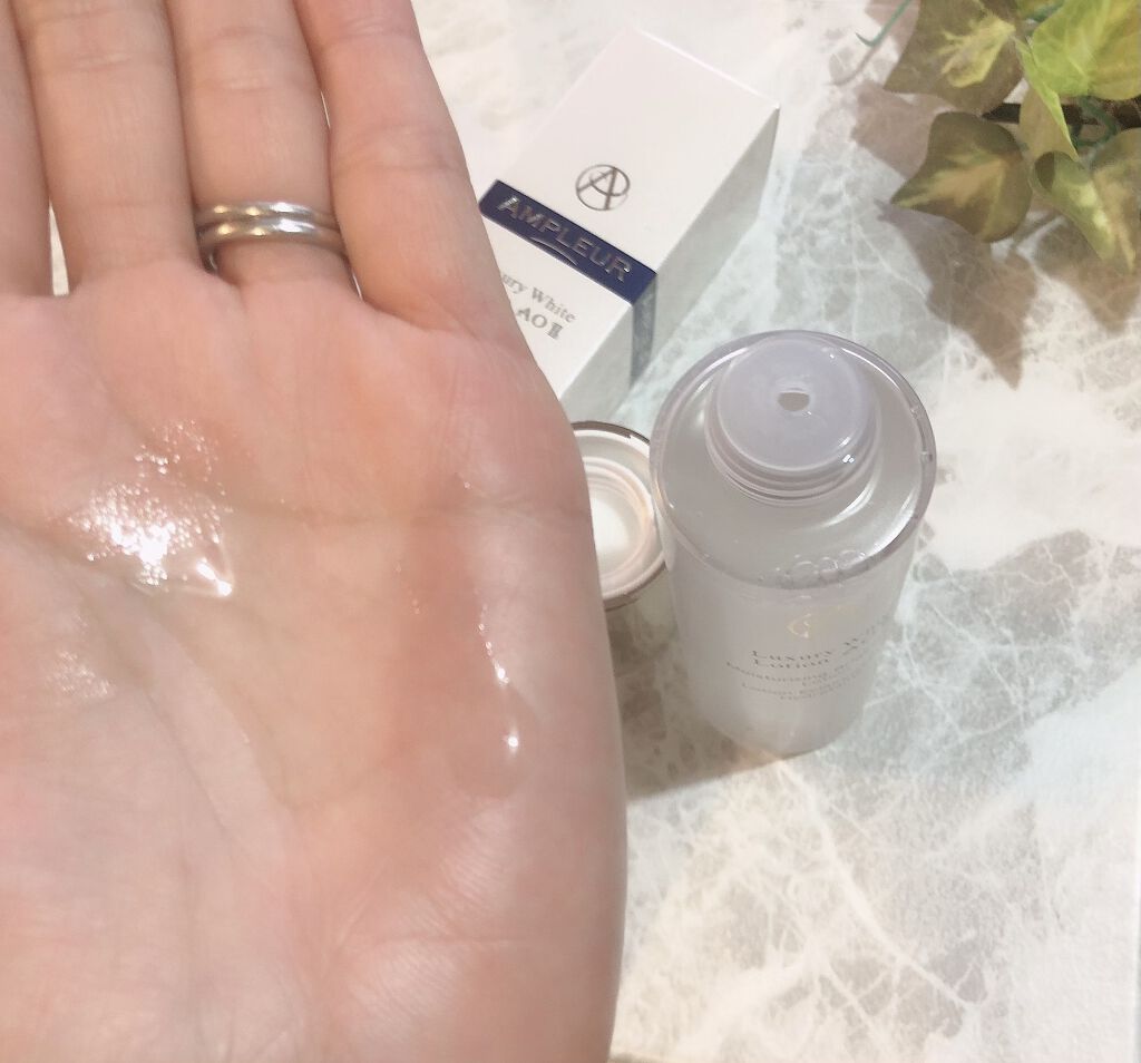 ラグジュアリーホワイト ローションAO II/アンプルール/化粧水を使ったクチコミ（2枚目）