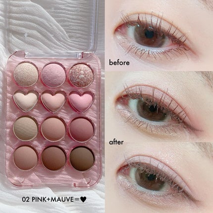 目元チュートリアルアイパレット/Colorgram/アイシャドウパレットを使ったクチコミ(6枚目)